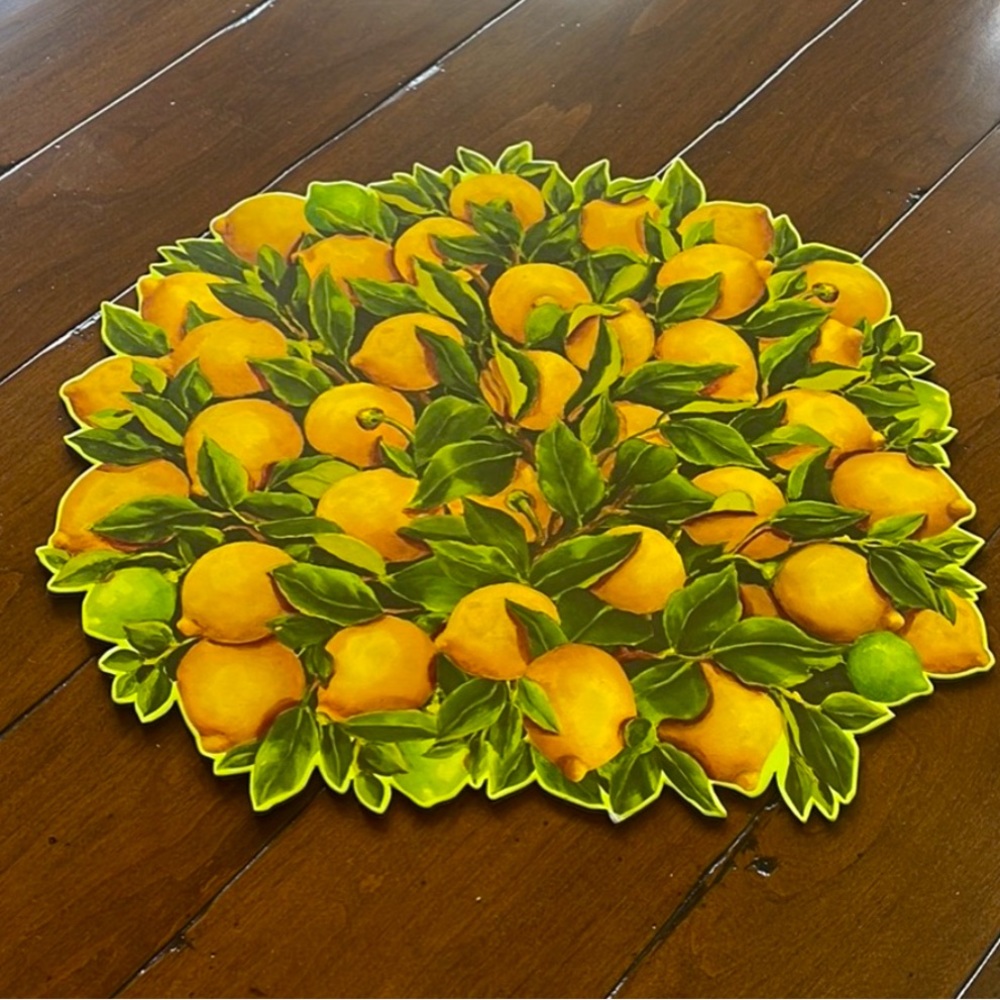 Caspari die cut reusable placemats